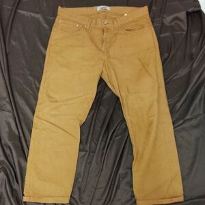 Naked And Famous Duck Canvas Salvage Men's Tan Pants
